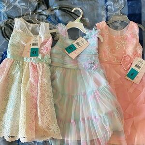 Pastel Lace and Tulle Kids Dress Set *NWT*